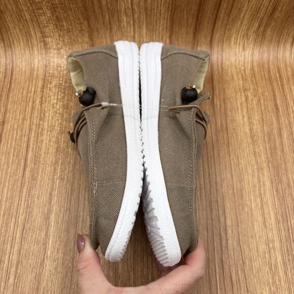 Corkys Kayak Casual Slip On Khaki Color Padded Insole Women's Sneakers Size US 7 - Picture 6 of 8